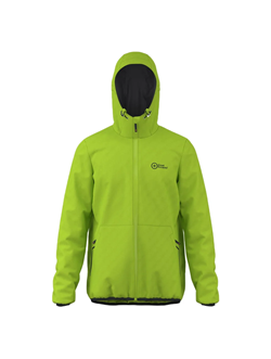 ANDREAS MAN RAIN JACKET LIME GREEN